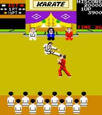 une photo d'Ã©cran de Karate Champ sur Arcade